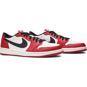 Air Jordan 1 Retro Low OG (2016) 705329-600 Varsity Red/White/Black Mens SZ. 8.5